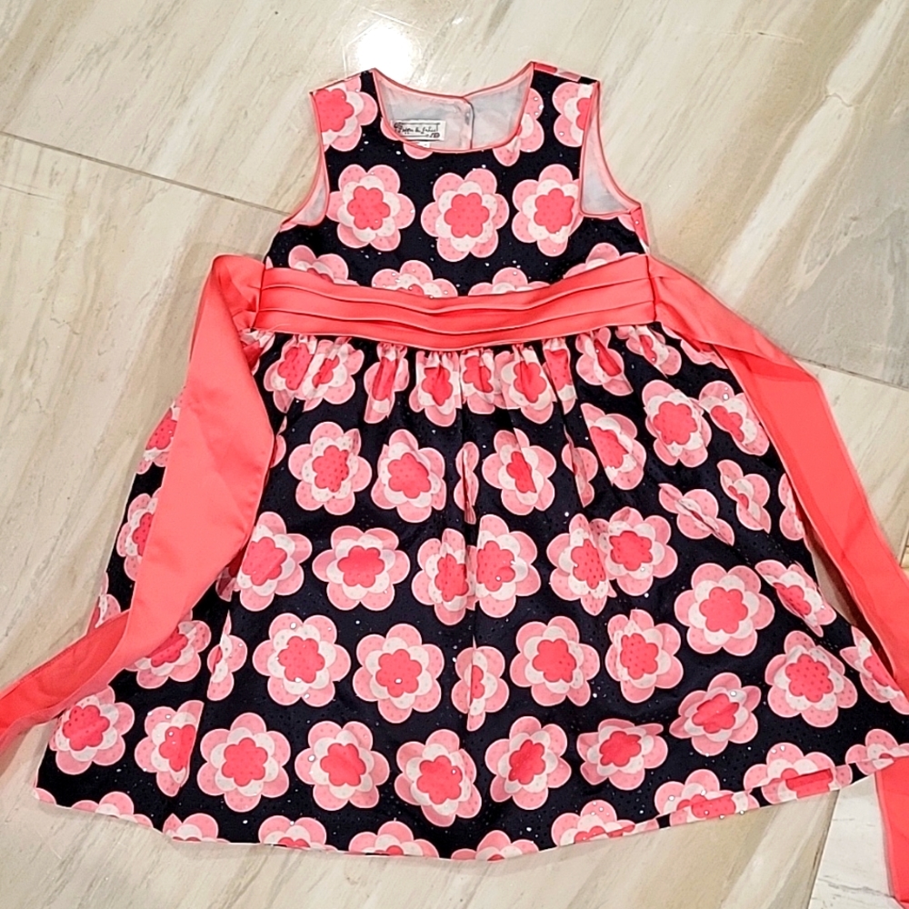 Beautiful reflective girls holiday dress